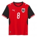 Maglie da calcio Austria David Alaba #8 Prima Maglia Mondiali 2026  Manica Corta